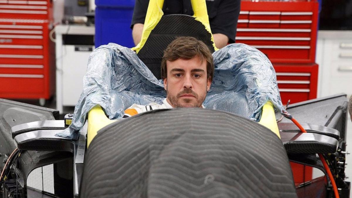 Alonso, haciéndose el asiento en Andretti Autosport