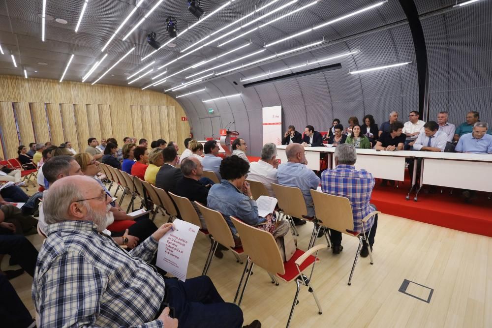 Comité regional de la FSA-PSOE en la nueva sede de La Ería, en Oviedo