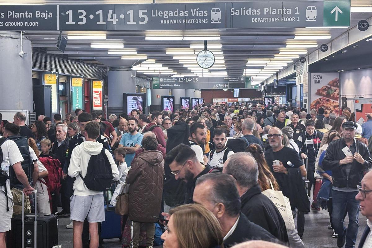 Suprimidos 19 trenes entre Madrid, Valencia y Murcia tras incidencia del sábado en Atocha