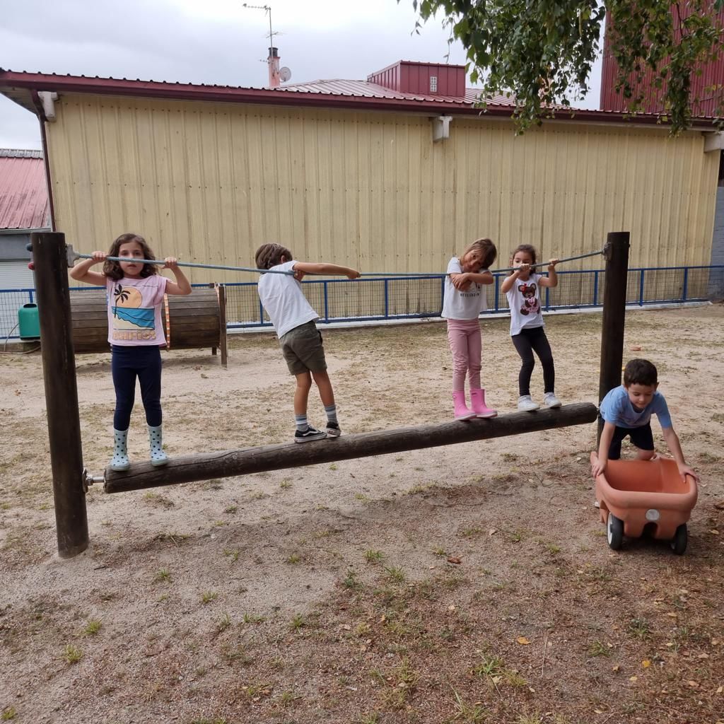 El primero día en la Infantil de O Con.