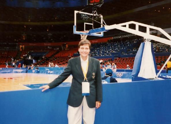Pilar Landeira en la Olimpiada de Sydney 2000.