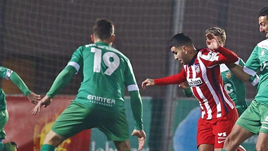 Machada del Cornellà contra el Atlético