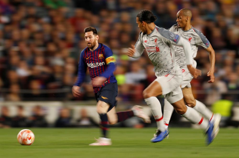 El Barça - Liverpool, en fotos