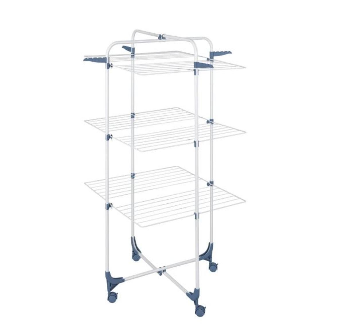 Mañana se esperan colas kilométricas en Lidl para conseguir el tendedero plegable en torre más barato del mercado: mucha ropa en el mínimo espacio