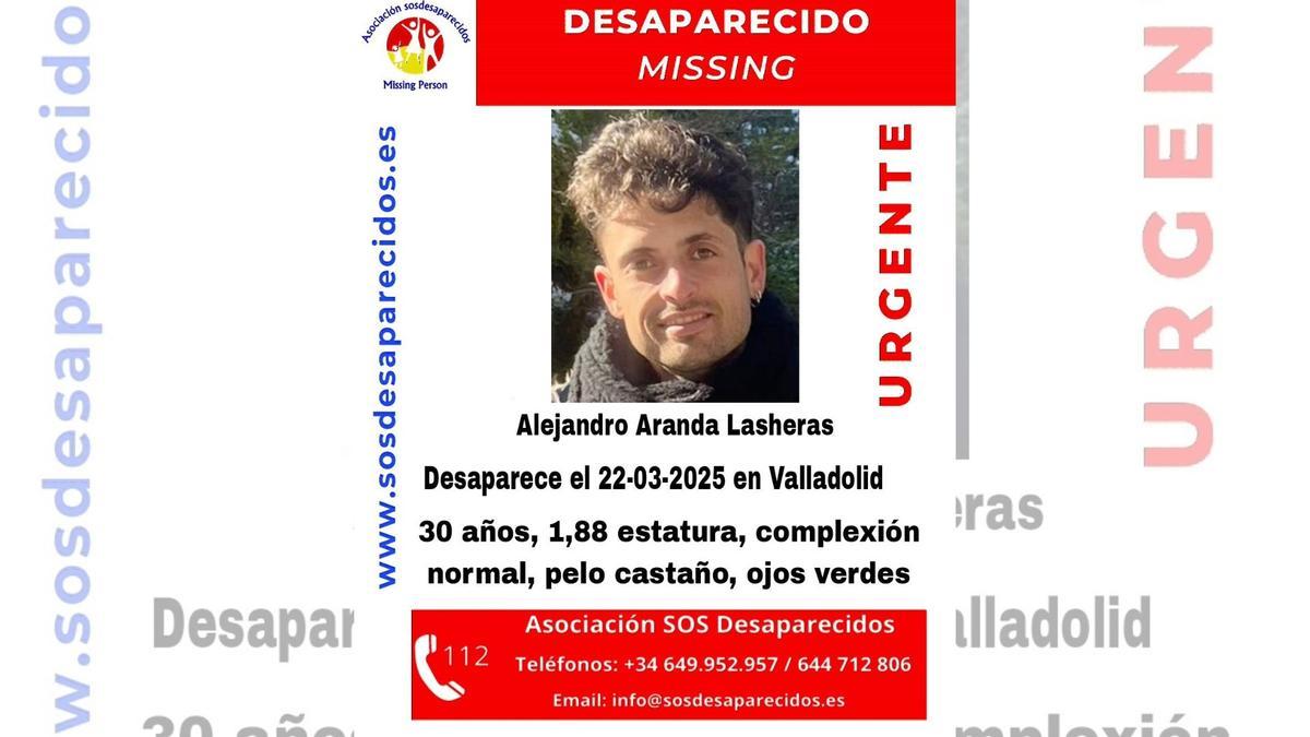 Desapareció en Valladolid el pasado sábado
