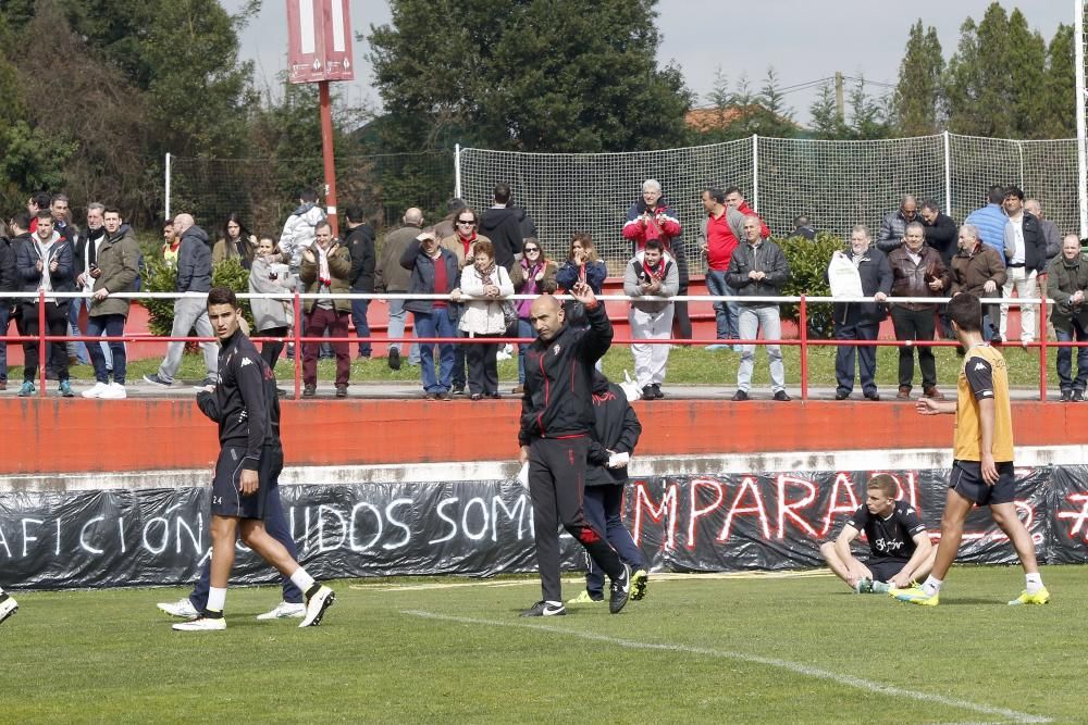 Entrenamiento del Sporting