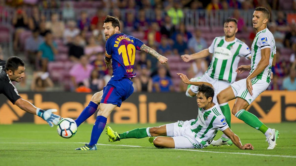 Vídeo resumen: El gol en propia puerta en el FC Barcelona - Betis (2-0)