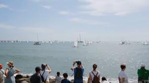 Imagen del documental sobre la preliminar de la Copa América de Vela en VIlanova y la Geltrú