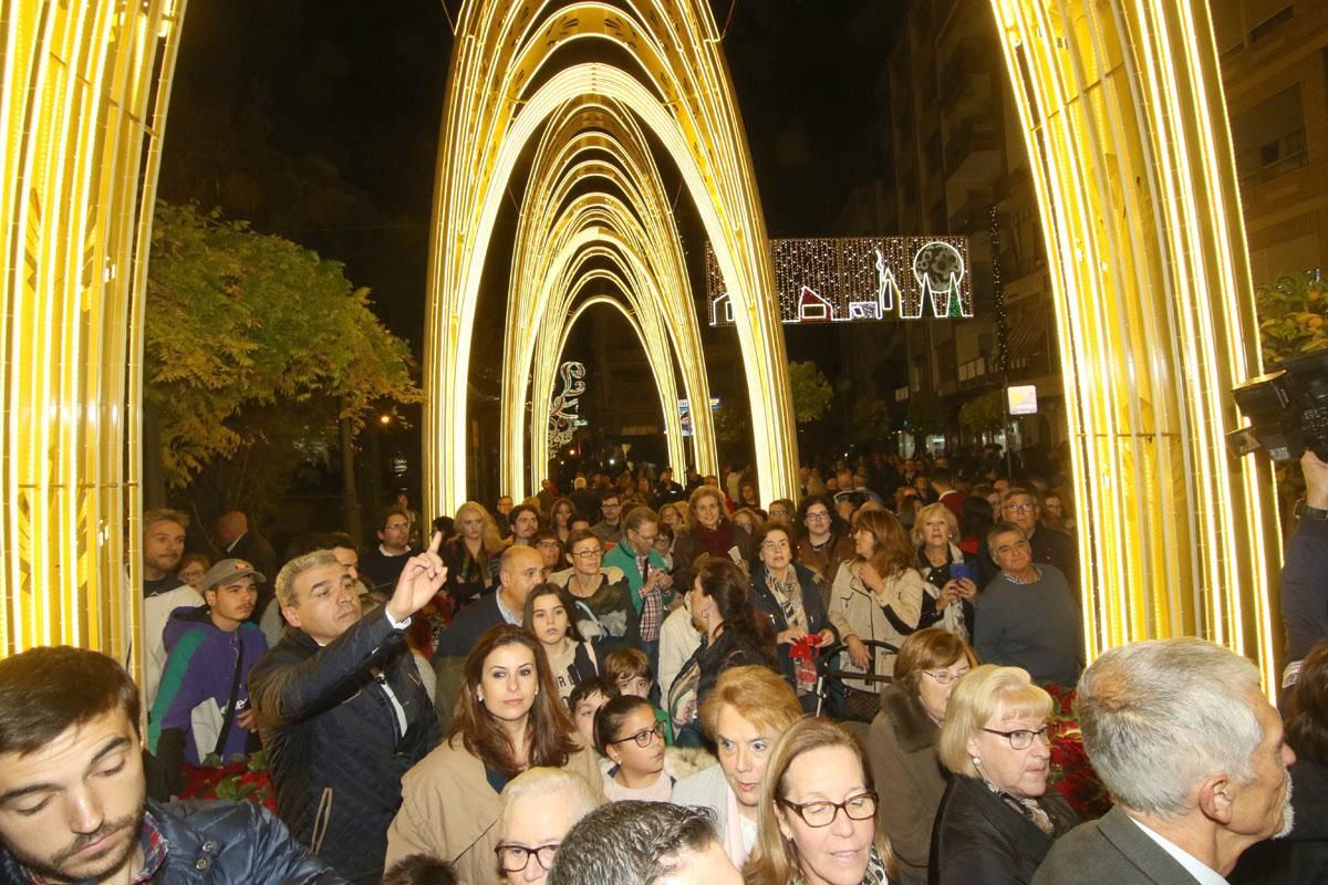 Inauguración del alumbrado navideño de Puente Genil