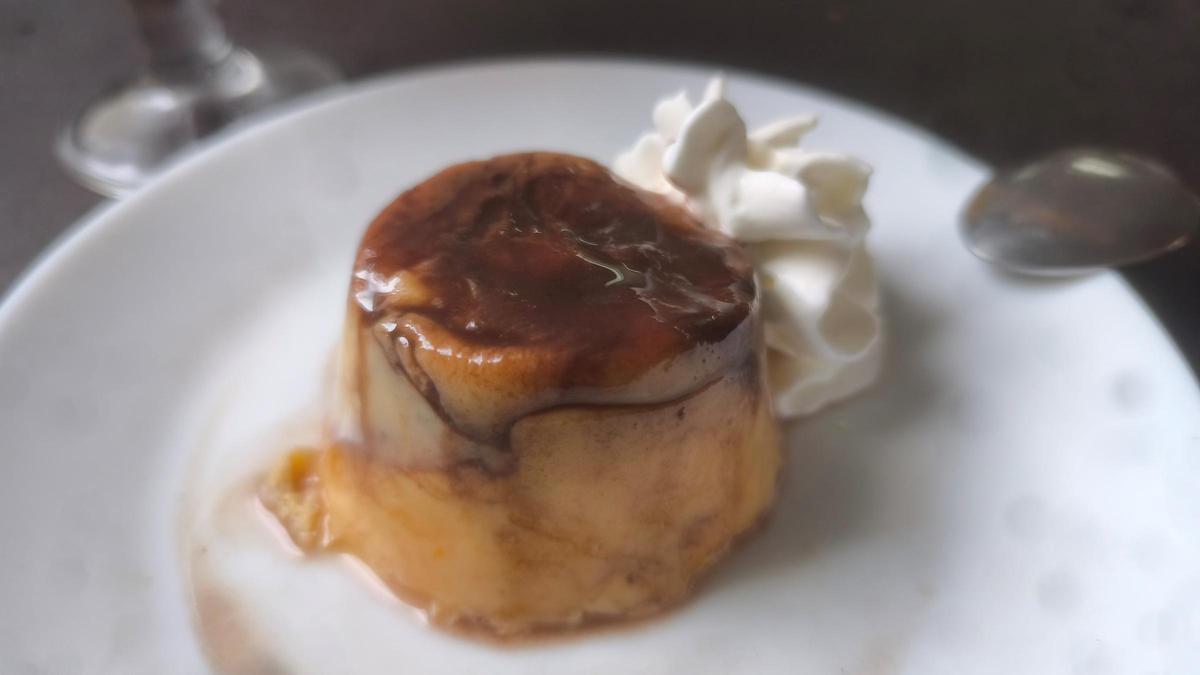 El flan de Bar Guipúzcoa.