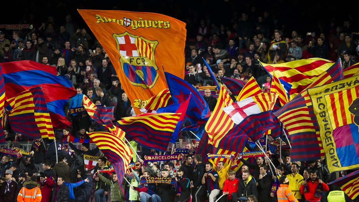 La Penya Almogàvers está impaciente por volver a agitar sus banderas en el Espai d’Animació del Camp Nou
