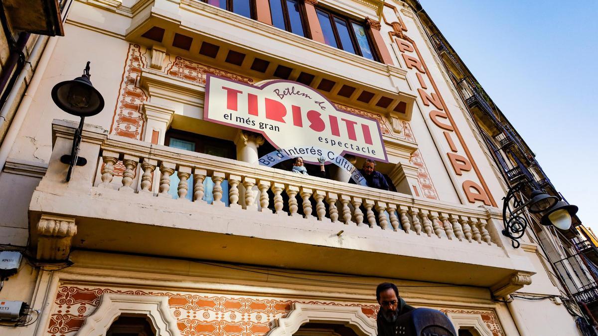 Teatro Principal de Alcoy donde en Navidad se representa el Belén de Tirisiti.