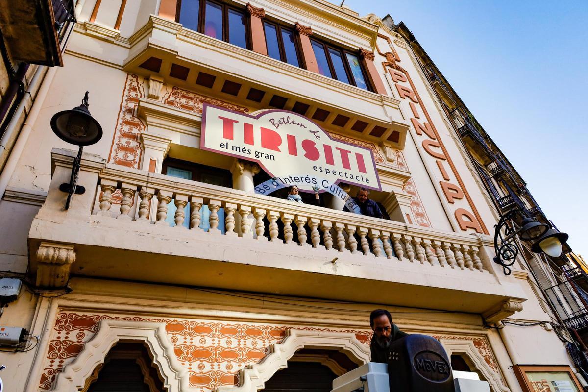 Teatro Principal de Alcoy donde en Navidad se representa el Belén de Tirisiti.