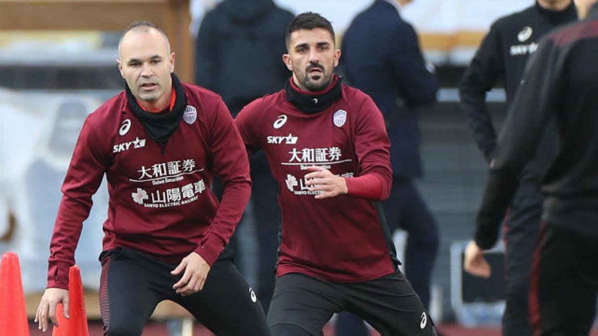 Iniesta se prepara arduamente de cara a la reanudación de la liga japonesa