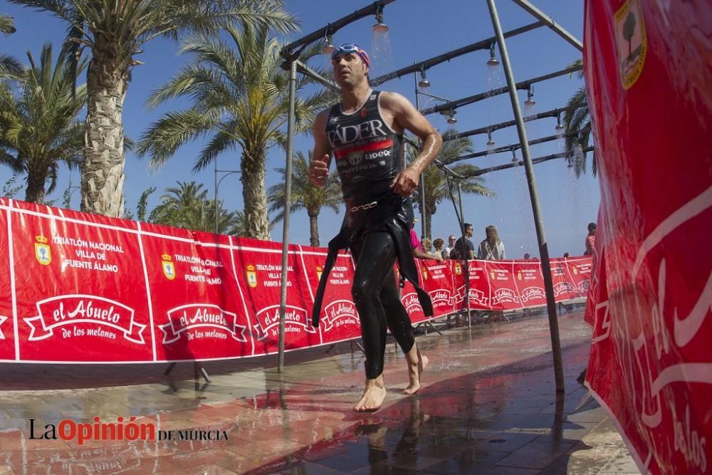 Salida del Triatlón Villa de Fuente Álamo