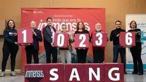 La Marató de Donants de Sang exhibe la cifra de donaciones alcanzada