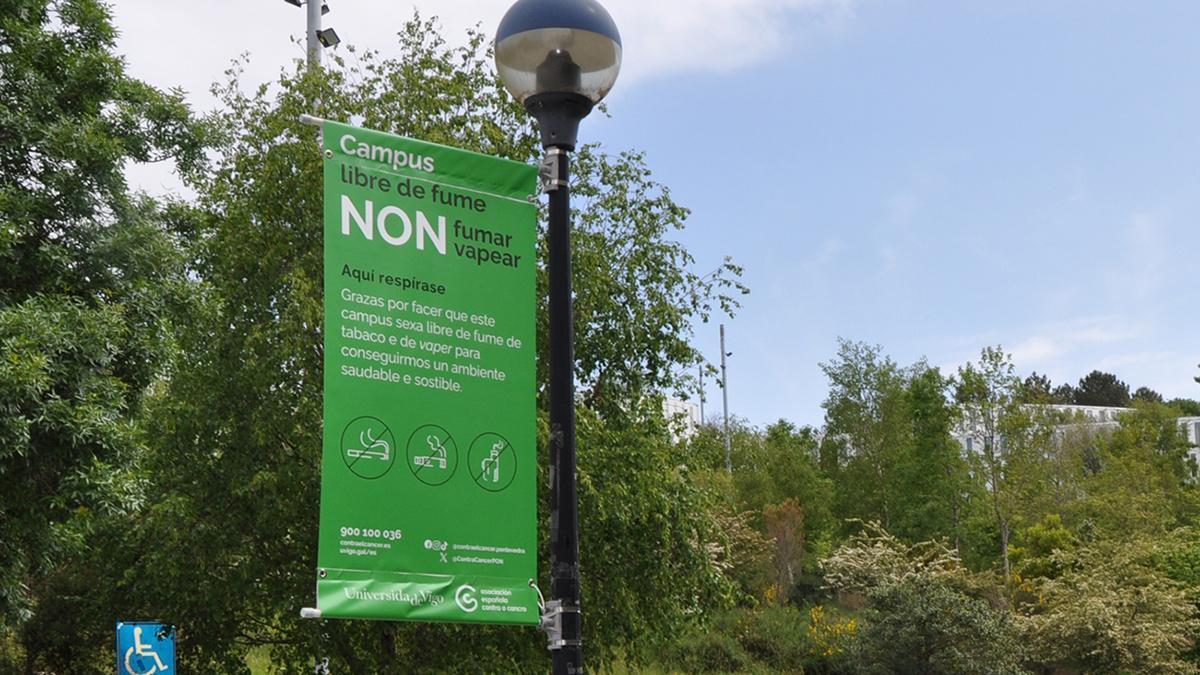 La Universidad de Vigo declara todos sus campus libres de humo y aerosoles
