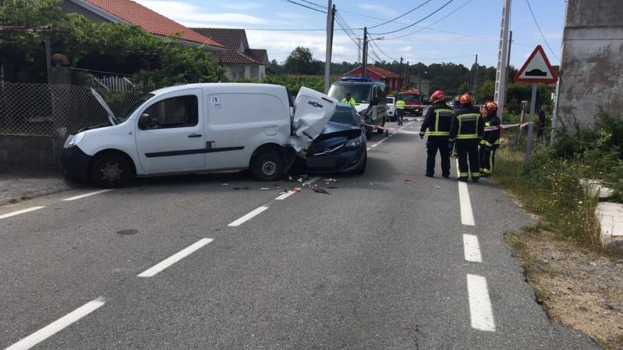 Los dos coches implicados