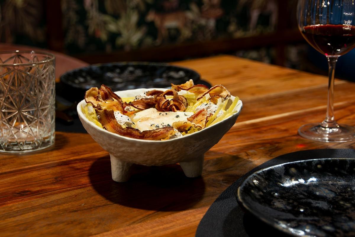 Huevos en dos cocciones.