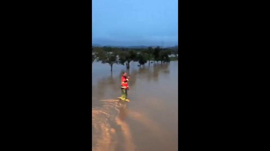 Inundación en Campos