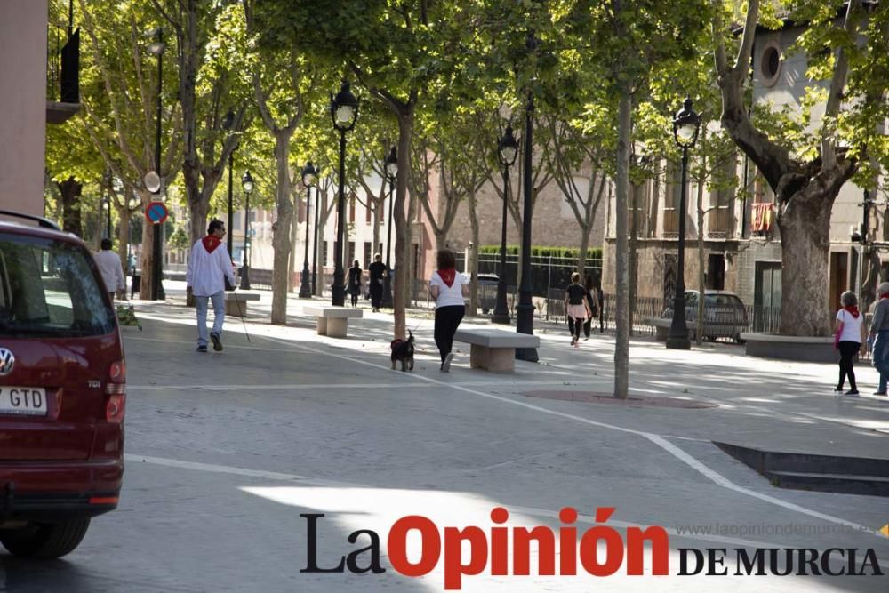 Desescalada en Caravaca: Los 'runners' se ataviaro