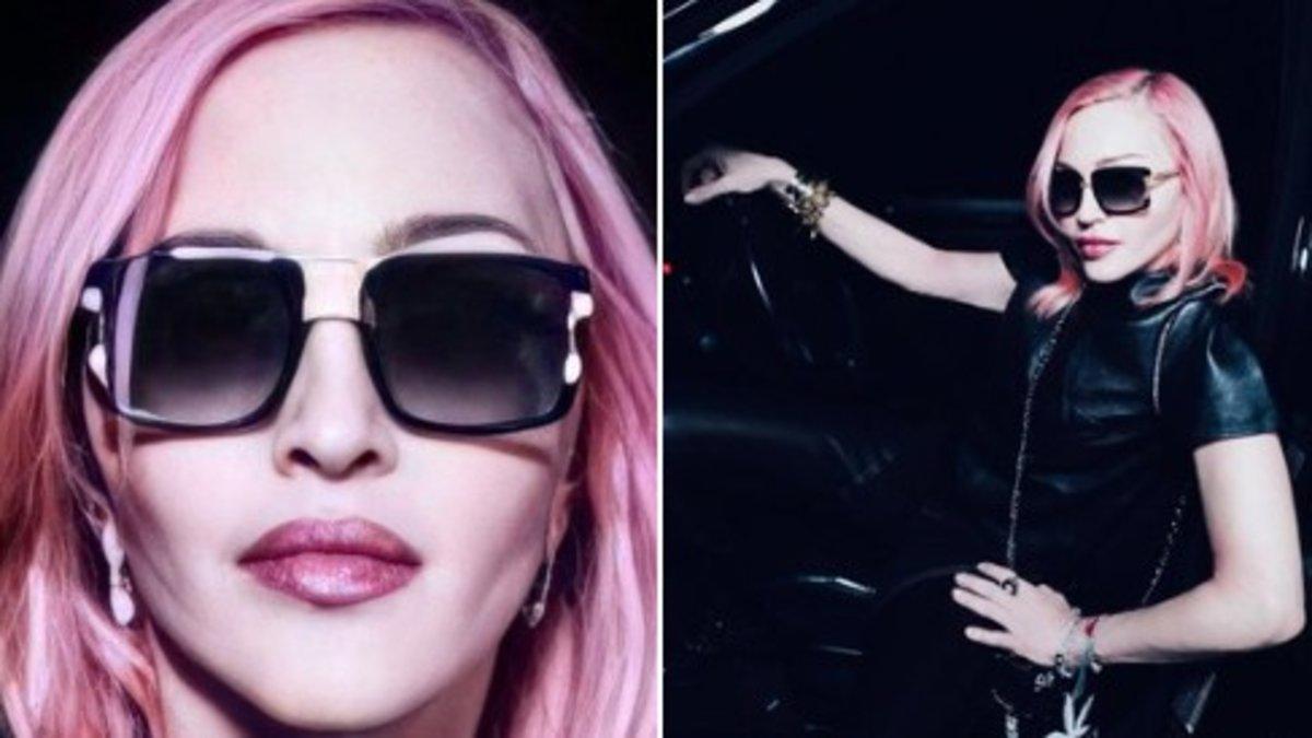 Madonna, con su nuevo 'pink look'.