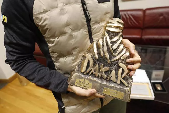 Les imatges de la rebuda institucional als guanyadors del Dakar
