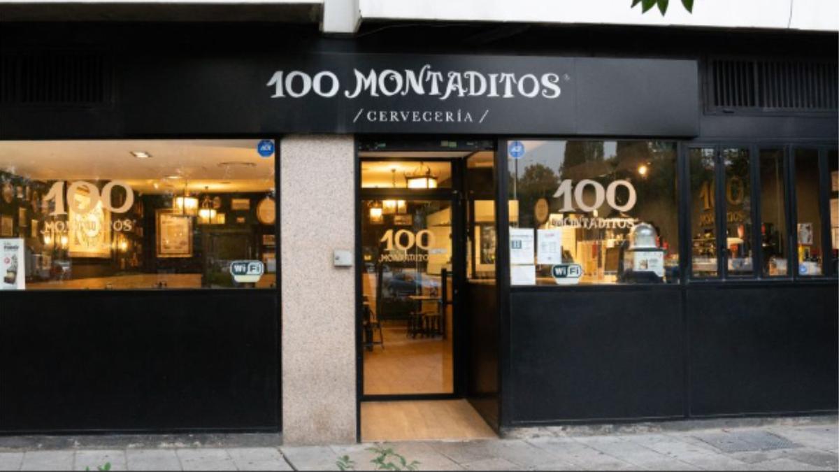 Un establecimiento de '100 montaditos'.