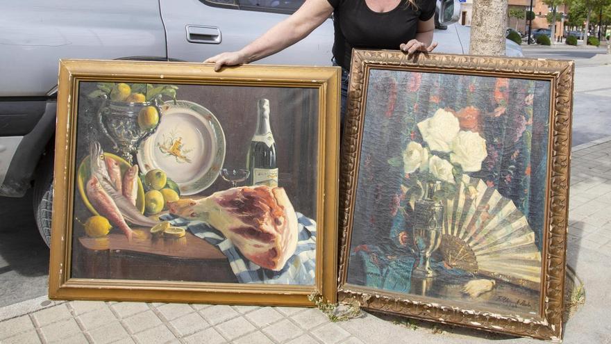 A la venta dos cuadros del pintor de Xàtiva Climent Mata que fueron de Gregorio Molina