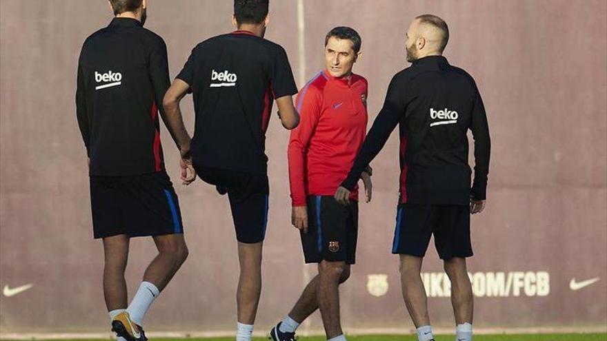 Valverde aún no ríe en el Barça: «En un córner cambia todo»