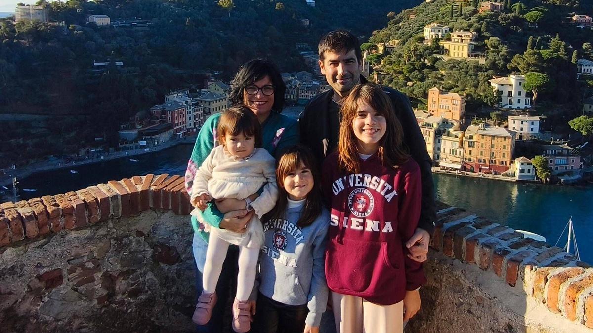 Familia mallorquina que viajará a la provincia de Málaga para ver el eclipse.
