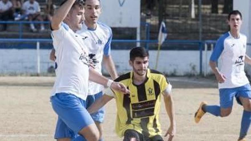 Els jugadors de la Unió Esportiva Balconada es van mostrar efectius