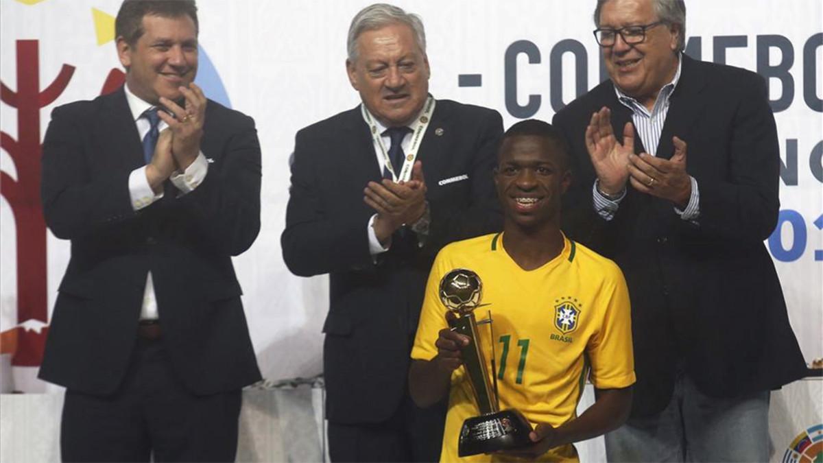 Vinicius Junior, MVP del Sudamericano sub'17