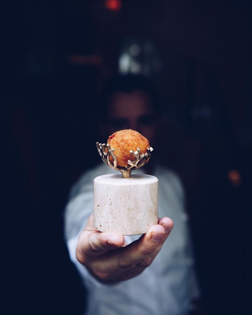 Las croquetas de La Bien Aparecida son de las más originales dentro de las más ricas de Madrid