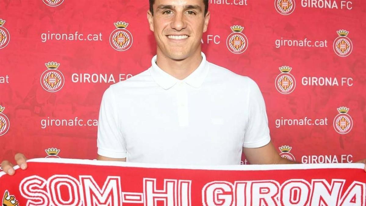 Bernardo fue presentado este martes como nuevo jugador del Girona