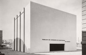 Barcelona   Mies van der Rohe, Ludwig (1886-1969): Pabellon del suministro de electricidad en Alemania. Barcelona exhibition 1929. German Section. Gelatin silver print, 6 1\8 x 7 7\8’ (15.6 x 20 cm). Anonymous gift. Object number: AD1072 New York Museum of Modern Art (MoMA) *** Permission for usage must be provided in writing from Scala.