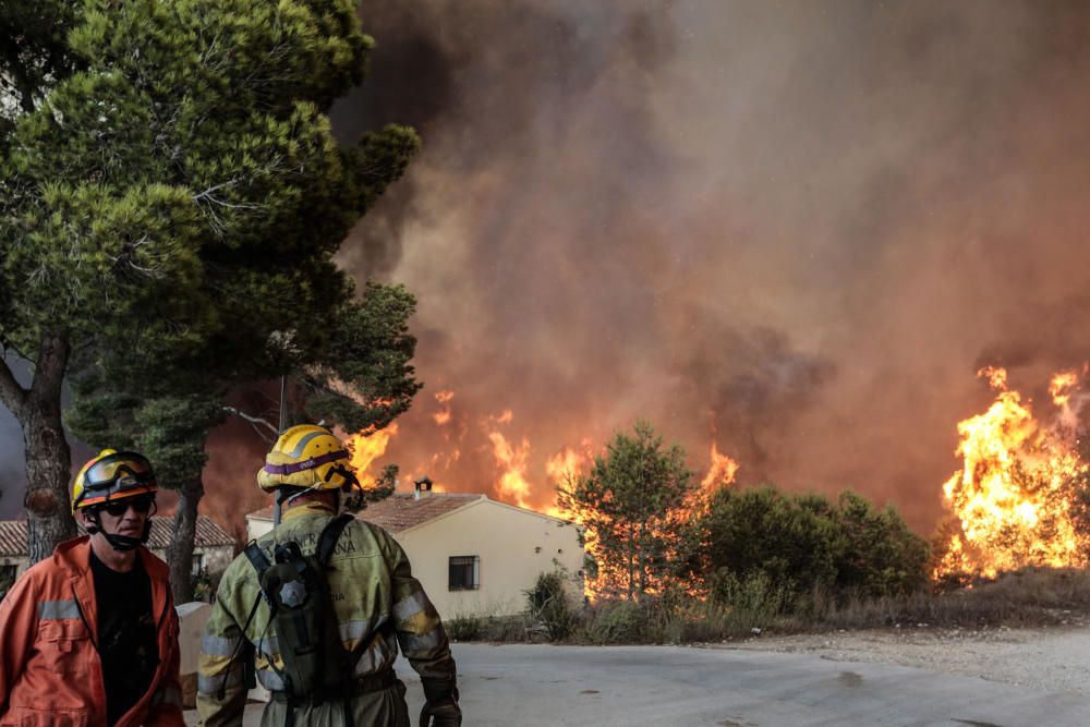 Incendio en Jávea