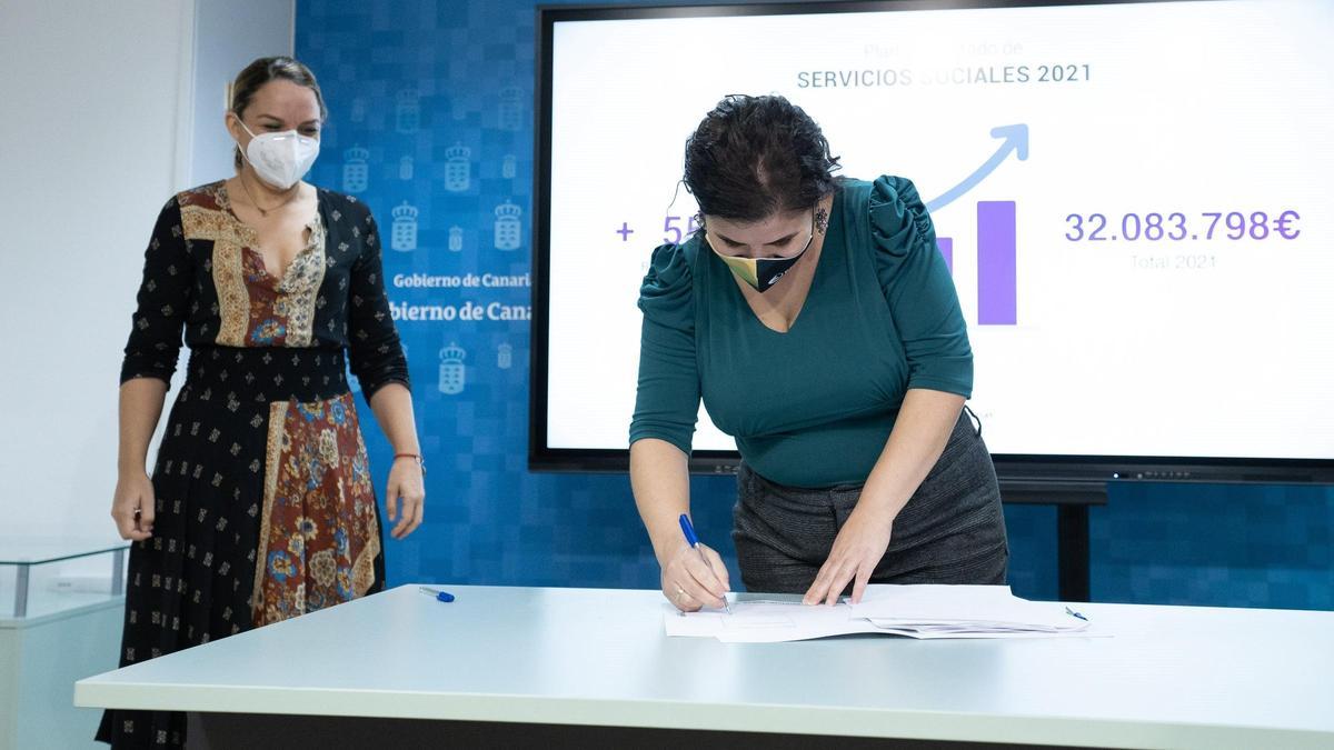 Firma del Plan Concertado de Servicios Sociales para 2021
