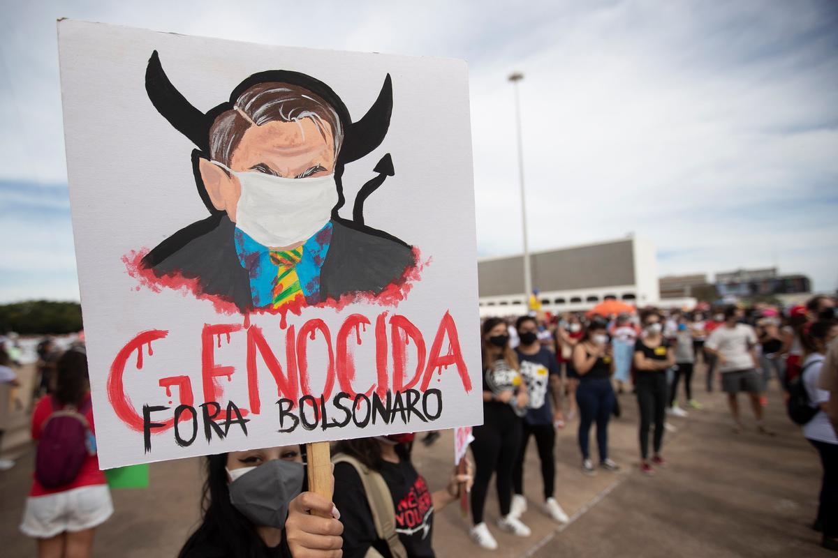 Protestas contra Bolsonaro en Brasil