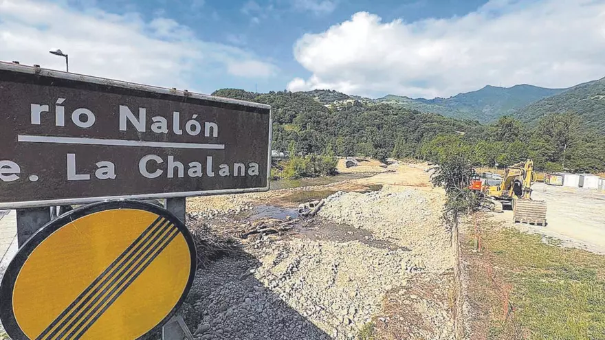 ¿En qué consistirá el proyecto de renaturalización del río Nalón en La Chalana? Ya han sido expropiados 9.369 metros cuadrados de terrenos