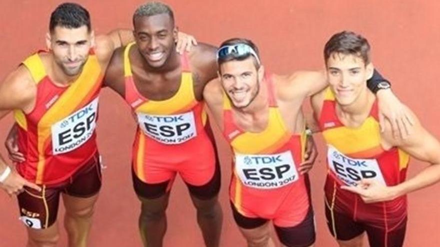 España pasa a la final del relevo 4x400