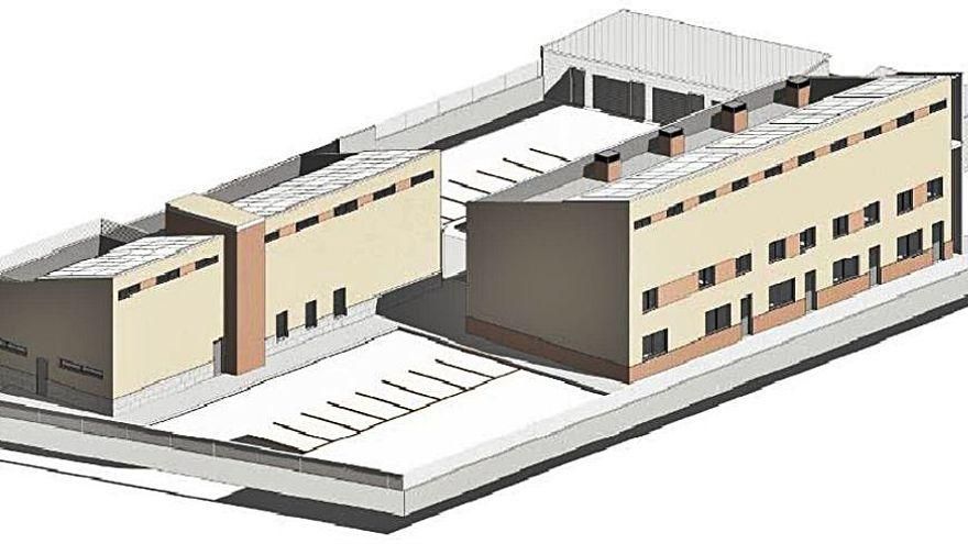 Futuro cuartel de la Guardia Civil de Fuentesaúco.