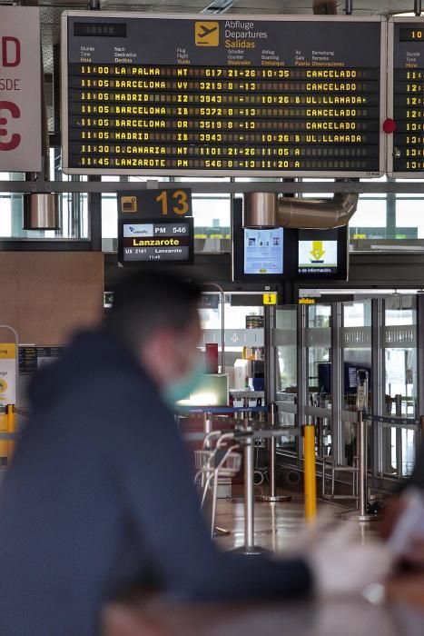 Situación en el aeropuerto Tenerife Norte con test