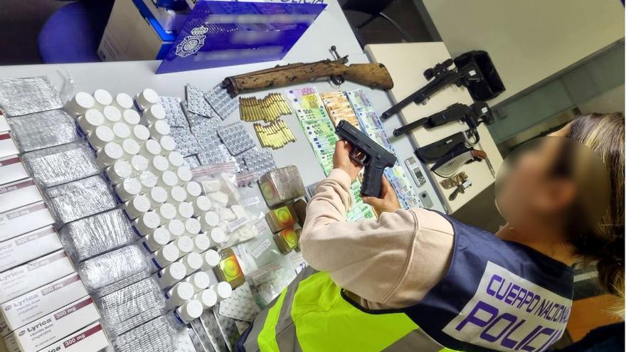 Dieciséis detenidos de un clan que vendía armas a una red de narcos de Alicante