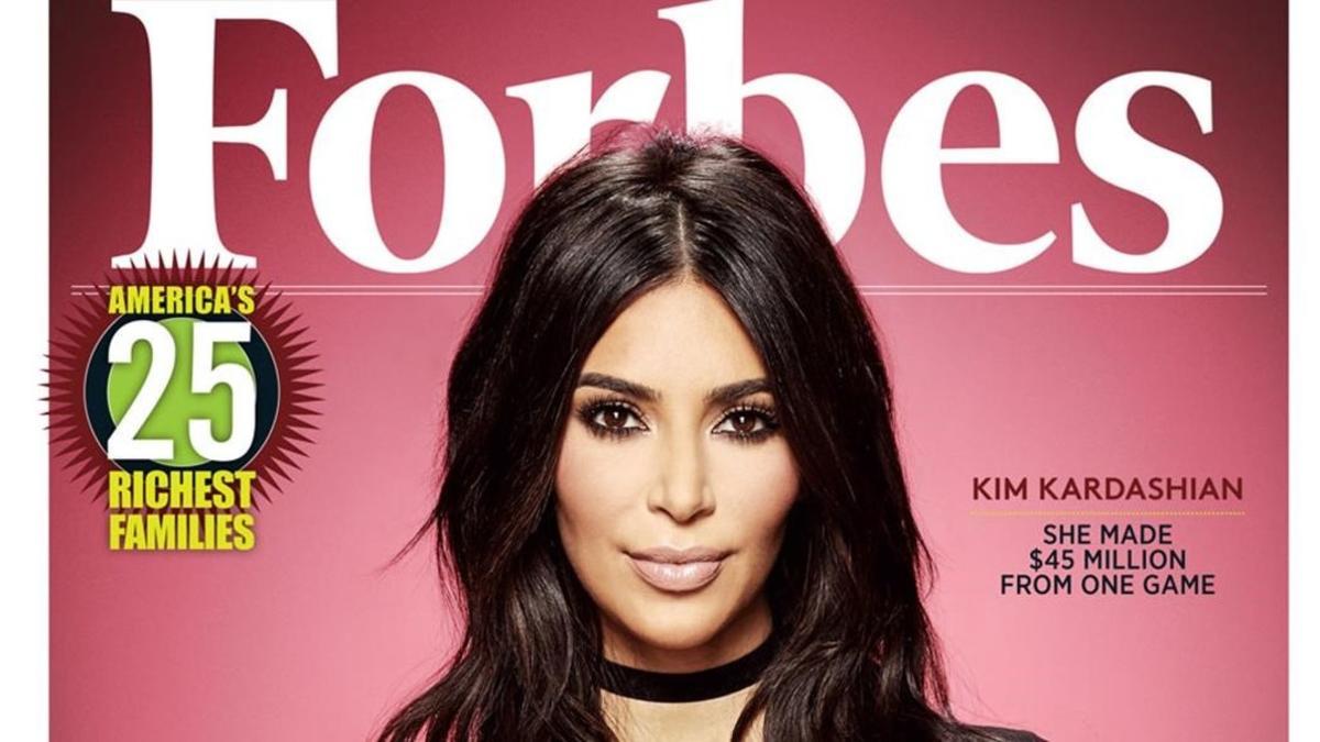 Kim Kardashian, portada de 'Forbes'