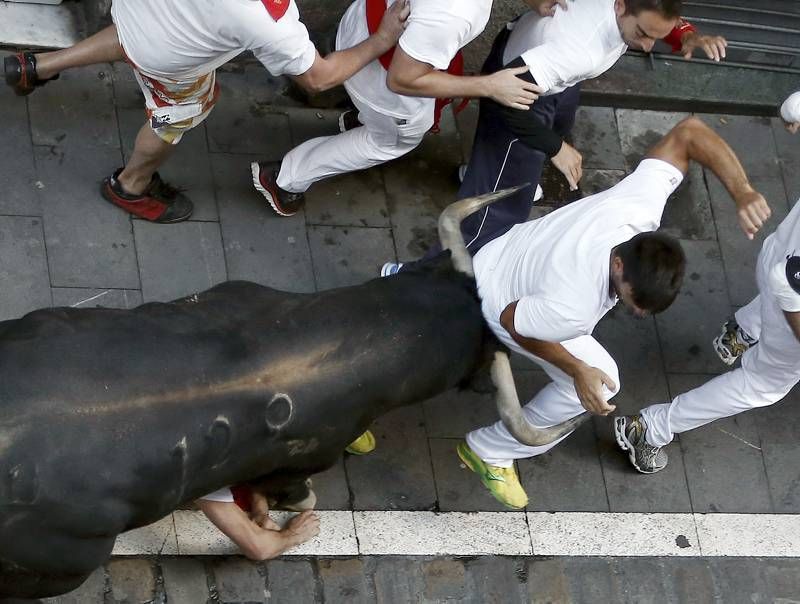 Fotogalería del tercer encierro