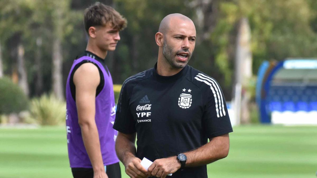 Javier Mascherano es el seleccionador argentino sub-20