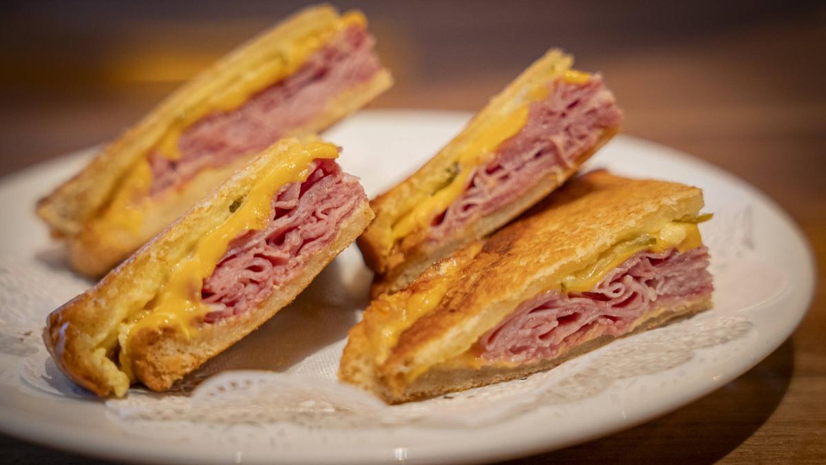 El sándwich cubano del restaurante 640.