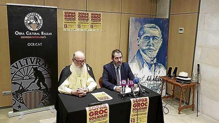 La OCB presentó ayer el primer ´sopar groc´ en Mallorca.