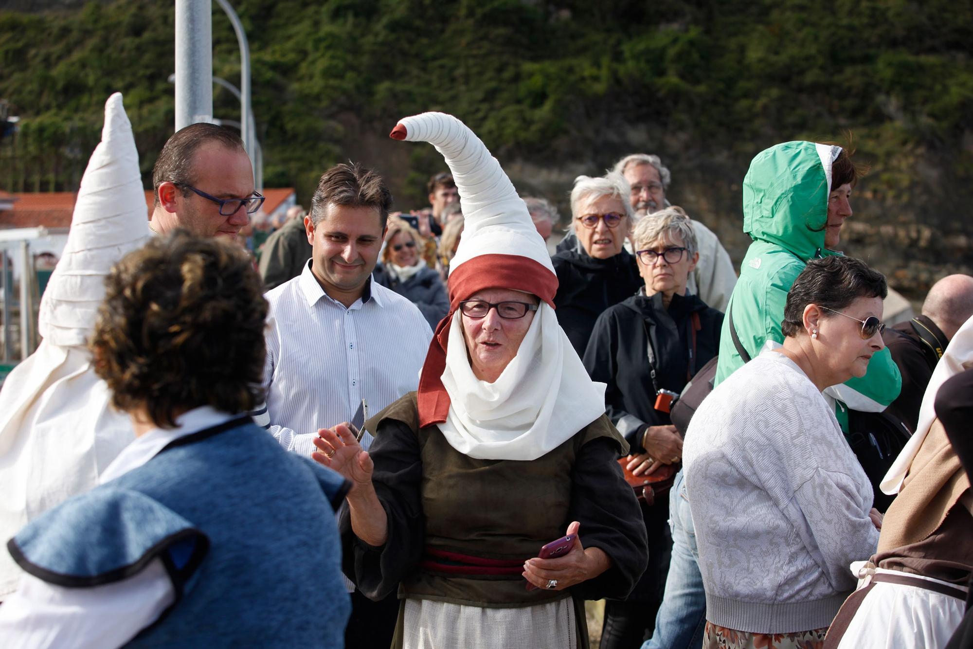 El desembarco de Carlos V en Tazones, así es la gran recreación histórica de Villaviciosa